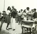 Badacsonyi táncmulatság a Kisfaludy-ház teraszán 1941-ben