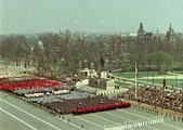 Ötvenhatosok tere (Sztálin tér), május 1-i felvonulás (1955)