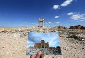 Bél temploma az ISIS megszállása előtt és után
