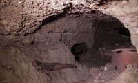 Az újonnan felfedezett nekropolisz belseje