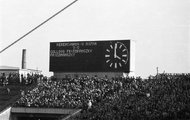 A felvétel 1960. szeptember 25-én, a Ferencváros - Újpesti Dózsa (2:0) labdarúgó mérkőzésen készült