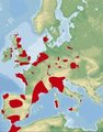 A harangedényes kultúra elterjedése Európában