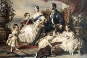 Viktória és családja 1848-ban, Frederick Winterhalter festménye