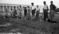 Kutyakiképzés 1958-ban a vásárváros területén, a Petőfi Csarnok előtti elvadult, gazos területen (10)