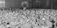 Nők a londoni St. Pancras szegényházban a századfordulón