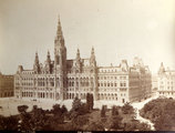 A bécsi Rathaus 1885-ben még a Hitler-erkély nélkül