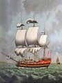Rabszolgakereskedő hajó William Jackson 18. századi festményén