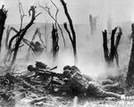 Amerikai katonák a Meuse-Argonne offenzíva egyik ütközetében
