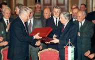 Borisz Jelcin magyarországi látogatása 