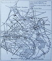 A makett Párizs térképe (kép forrása: parisinvisible.blogspot.com)