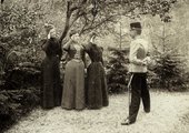 Hölgyek kiképzése 1900-ban (Kép forrása: Fortepan / Buzinkay Géza)