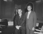 Lyndon B. Johnson John F. Kennedyvel (kép forrása: nola.com)