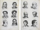 Bűnözői arctípusok Lombroso 1876-os könyvéből (kép forrása: history.com)