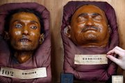 Egy „gyilkos” és egy „feleséggyilkos” arca Lombroso múzeumában (kép forrása: Reuters)