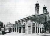 A zsinagóga 1910 körül (kép forrása: Pinterest)