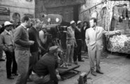 1962, a felvétel az Egyiptomi történet című film forgatásakor készült