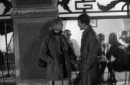 1966, Torday Teri és Tordy Géza színművészek. A felvétel a Sok hűség semmiért című film forgatásakor készült.