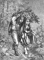 Az erdőben bolyongó testvérpár egy 1868-ból való illusztráción (kép forrása: Wikimedia Commons)