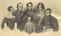 József nádor harmadik felesége és gyermekei (kép forrása: Wikimedia Commons)