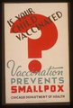 „A te gyermeked be van oltva? A védőoltások megelőzik a himlőt – Chicagói Egészségügyi Hivatal” Készült 1936 és 1941 között (kép forrása: vintage-everyday.com)