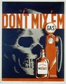 „Ne keverd őket!” Az ittas vezetéstől óva intő plakát, készült 1936 és 1937 között (kép forrása: vintage-everyday.com)