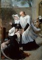 Páli Szent Vince a pestis áldozatain segít 1630-ban (kép forrása: gallerix.ru)