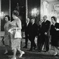 A Ceauşescu-házaspár 1969-es bécsi látogatásukkor Adolf Schärf osztrák szövetségi elnökkel és annak feleségével