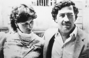 Escobar feleségével 1983-ban. Maria Victoria Henao 15 éves volt, amikor feleségül ment a 26 éves férfihoz 1976-ban.