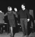 Törőcsik Mari és Sztankay István próba közben a Katona József Színházban, 1965. (kép forrása: Fortepan)