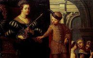 A gyermek III. András édesanyjával, Morosini Tomasinával 