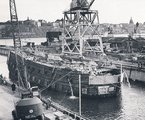 A Vasa hajótestének nagyobb része a kiemelést követően, 1961. május 14. (kép forrása: Wikimedia Commons)