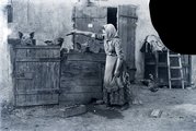 Paraszti udvar idillje az I. világháború utolsó évében (Fortepan/Tóth Árpád)