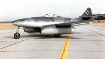 A Me 262 egy késői gyártású példánya napjainkban (kép forrása: Wikimedia Commons)