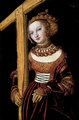 Id. Lucas Cranach: Szent Ilona az Igaz Kereszttel (1525)