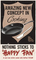 Egy teflon serpenyőt népszerűsítő amerikai reklám az 1960-as évekből