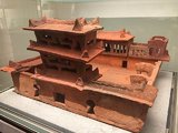 A kínaiak által épített erődítmények korabeli makettje, Kr. u. 1-3. század