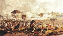 A győri csatát ábrázoló festmény