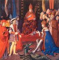 Henrik találkozása X. Leó pápával és V. Károllyal, 1520 körül