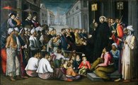 Szent Ferenc goai prédikációja 1610-ben (André Reinoso festménye)