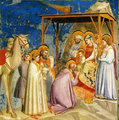 Giotto di Bondone festménye (háttérben a rejtélyes betlehemi csillag)