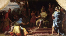 Nagy Sándor értesül Kalanosz máglyahaláláról Jean-Baptiste de Champaigne (1631–1681) festményén