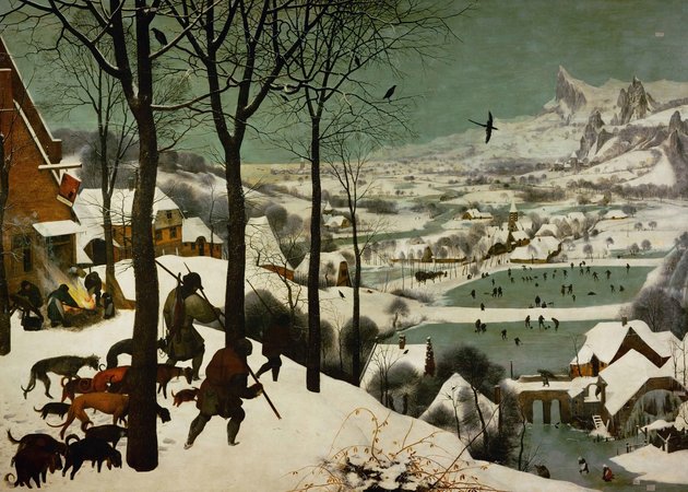 Pieter Bruegel: Vadászok a hóban, 1565