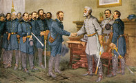 Robert E. Lee tábornok kapitulációja Ulysses S. Grant tábornok előtt