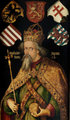 Zsigmond saját híveiből megalapította a Sárkány Lovagrendet (Albrecht Dürer alkotása)
