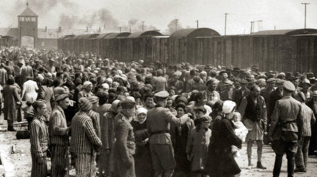 Magyar zsidók Auschwitzban, 1944