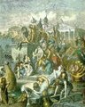 Heinrich Leutemann: A vandálok 455-ben kifosztják Rómát