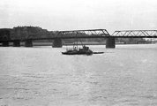 A Kossuth híd 1950-ben (Fortepan)