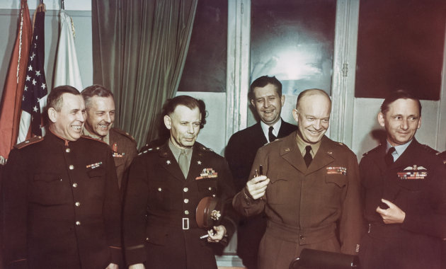 Eisenhower parancsnokai körében