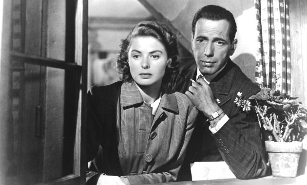 Humphrey Bogart és Ingrid Bergman