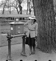 1943, Budapest, Margitsziget, Casino, háttérben az Újpesti rakpart, a Szent István park házai